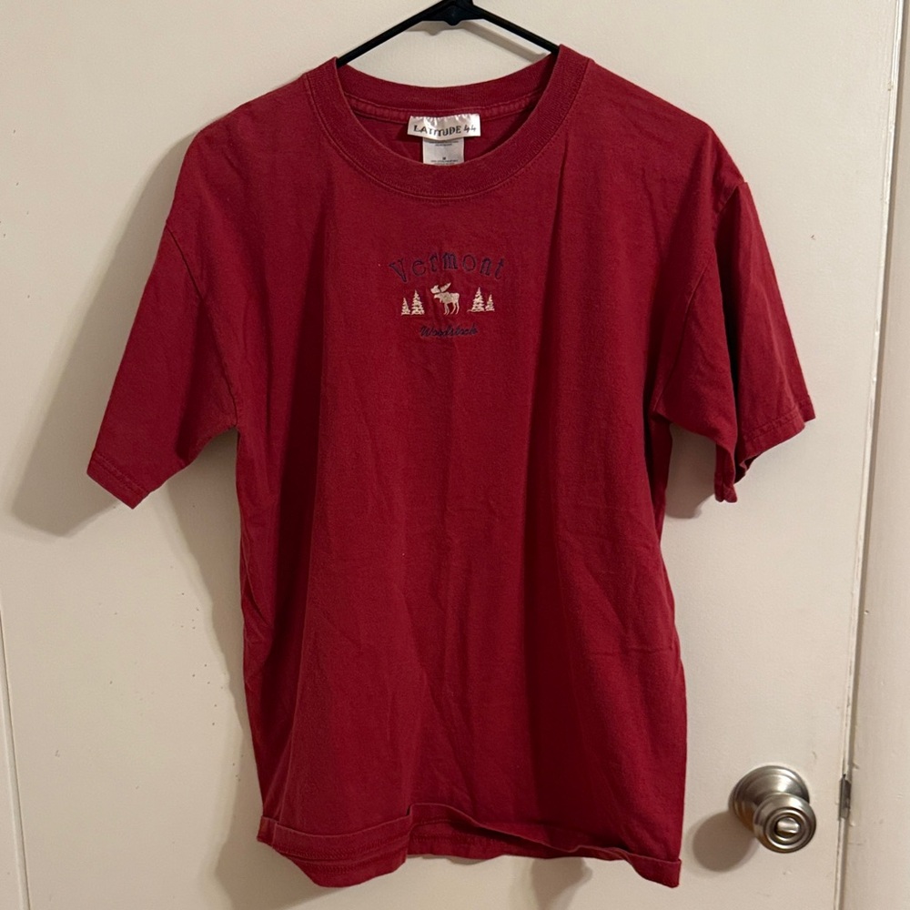 Red Graphic Short Sleeve Tee